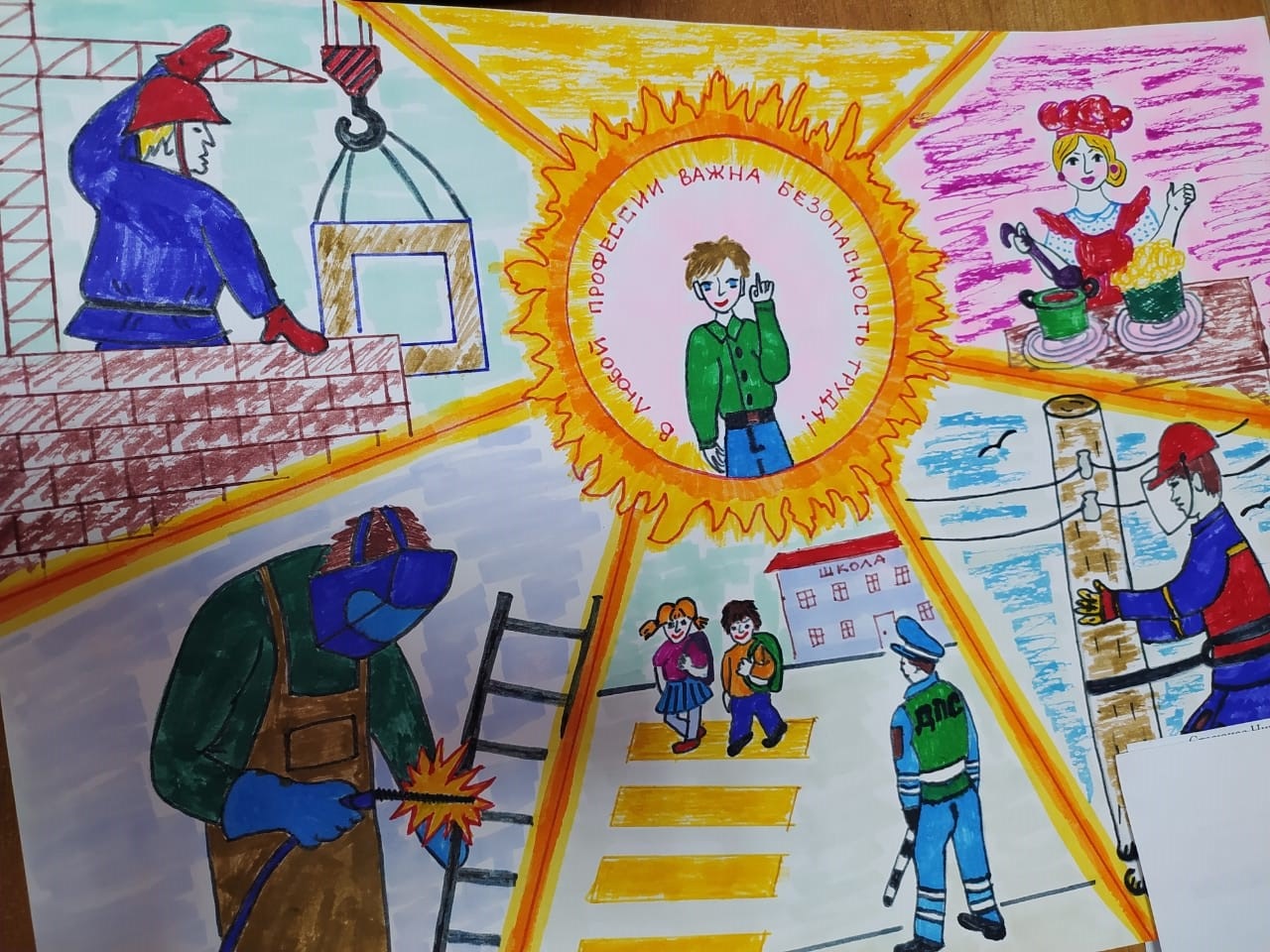 Рисунки охрана труда глазами детей в детском саду